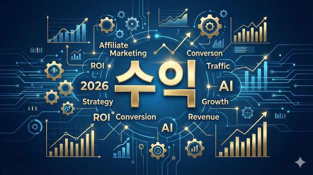 2026년 고수익 제휴마케팅 전략 및 수익 창출 핵심 채널 인포그래픽