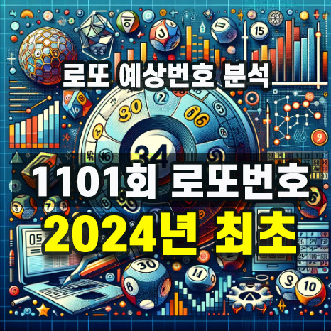 1101회 로또 예상 당첨번호 분석과 조합 제안