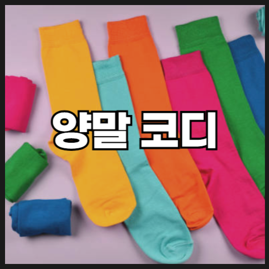 양말 코디
