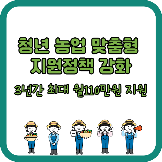 청년-농업-맞춤형-지원정책-강화-(최대-월110만원)