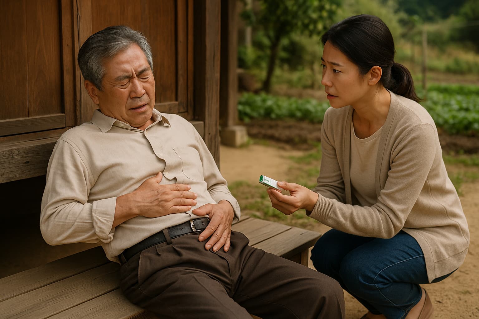 시니어 세대에서 위경련을 대처하는 법