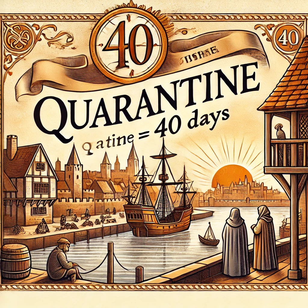 영어 단어 Quarantine의 어원은? 40일간의 생존의 역사