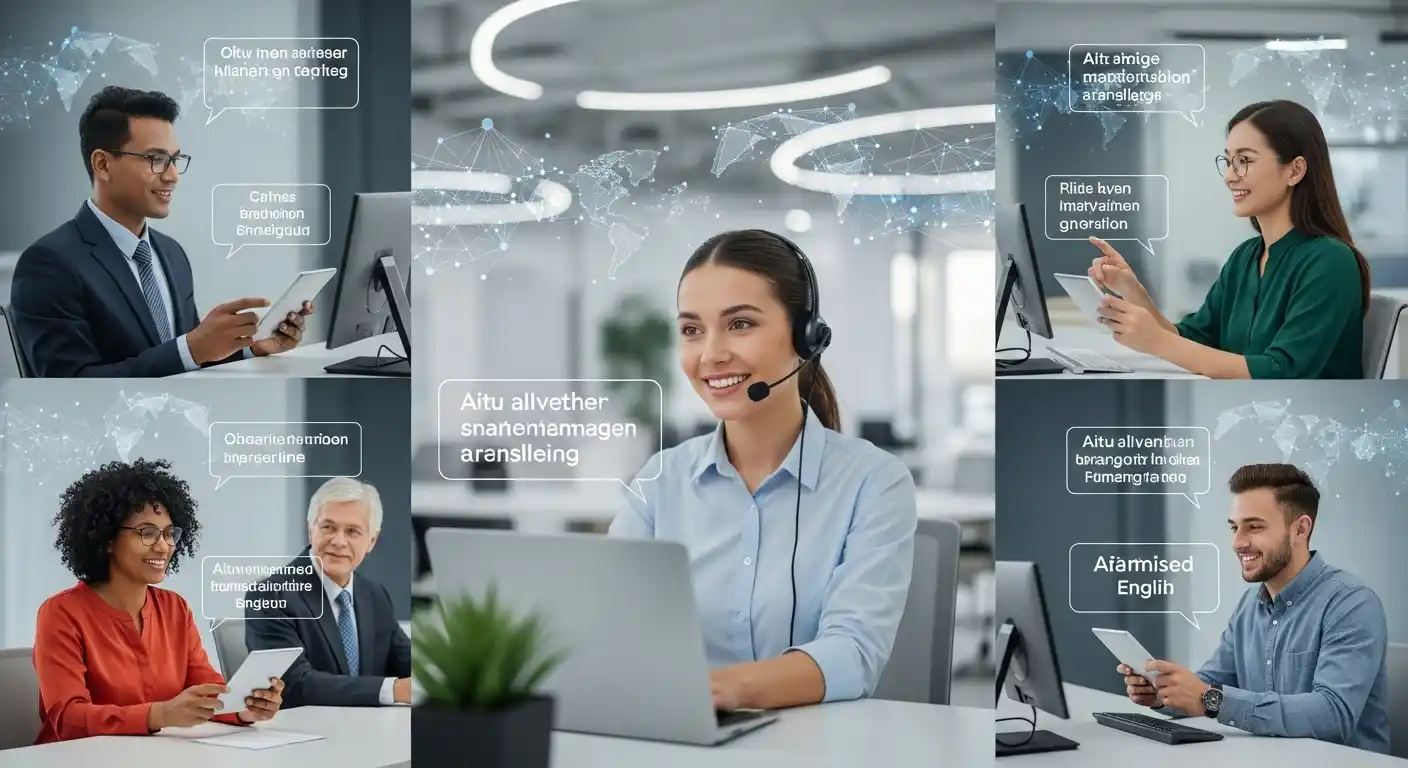 <img src="ai_improving_customer_service_with_multilingual_support.webp" alt="AI가 고객 서비스 품질을 향상시키고 다국어 지원을 통해 글로벌 고객과의 평등한 소통을 실현하는 모습을 표현한 이미지 입니다">