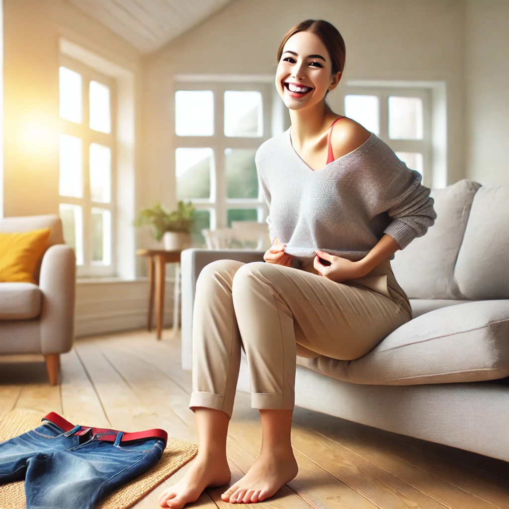 체중 감량 후 자신감 있는 모습