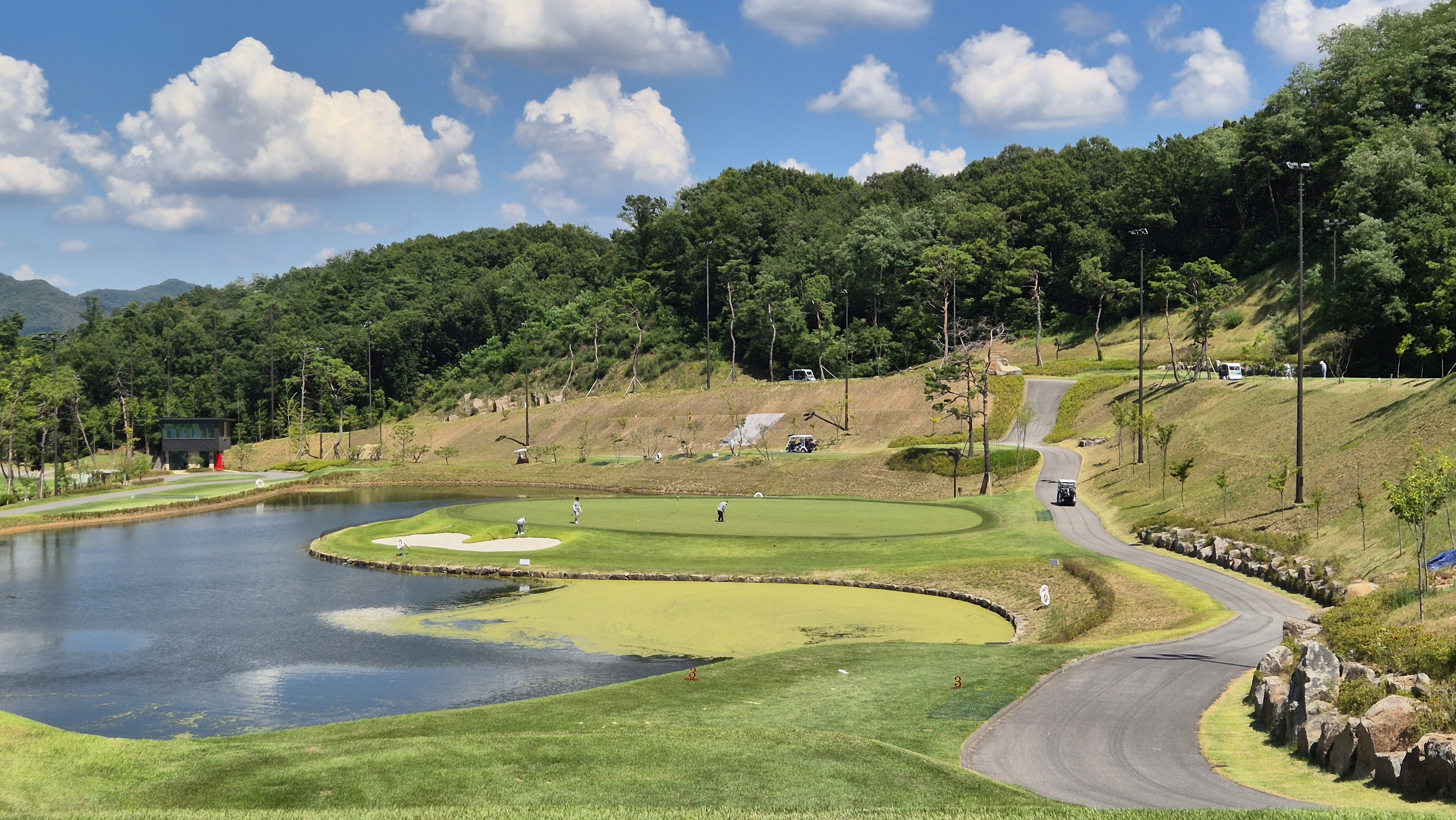 힐데스하임cc 밸리-레이크 코스 사진 및 공략 방법