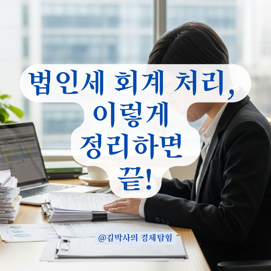 초보 실무자를 위한 법인세 회계, 중간예납부터 정산까지 흐름 정리.