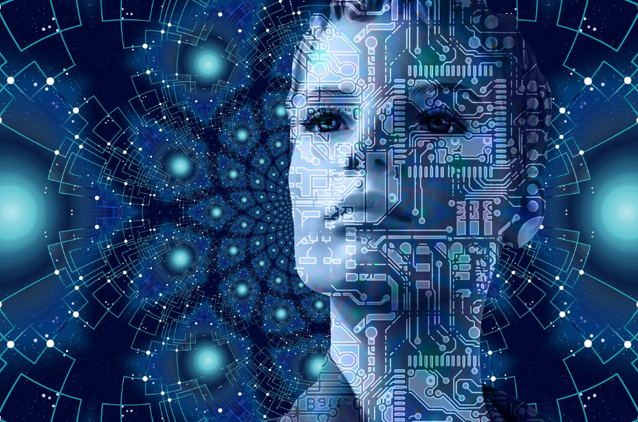 미래의 과학을 표현한 사진