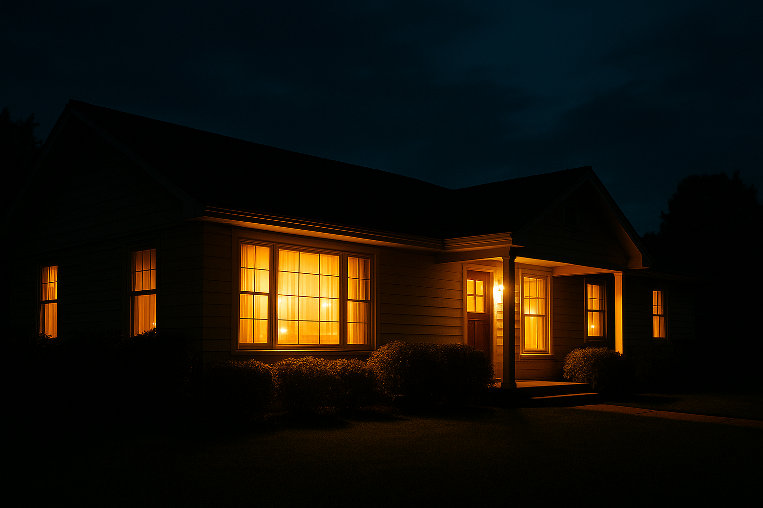 집이 환하게 빛나는 꿈