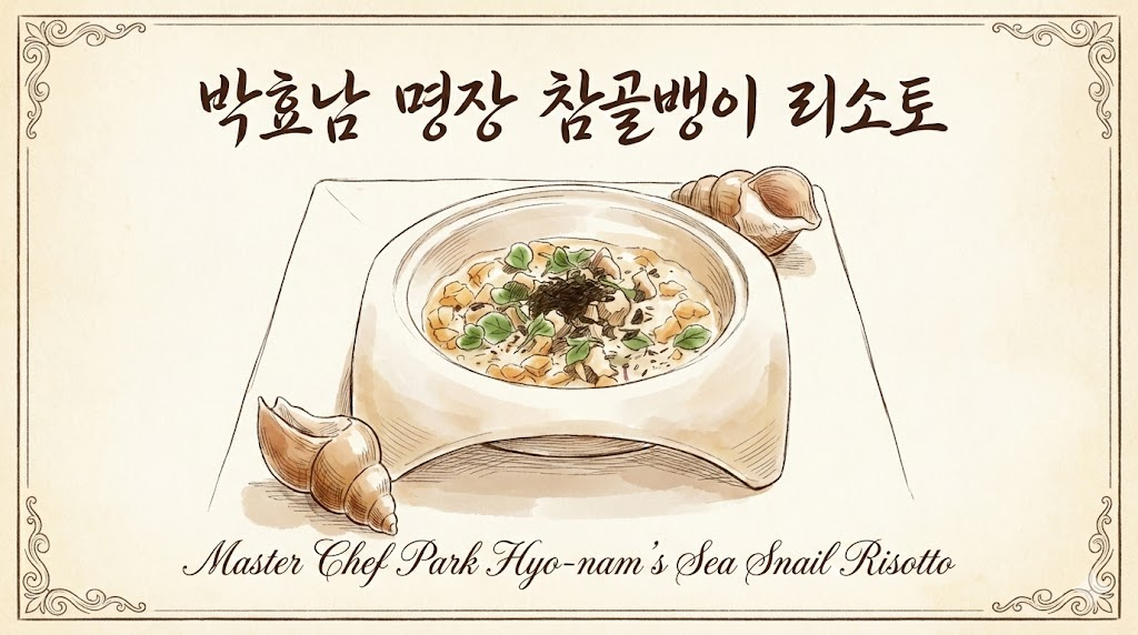 참골뱅이 리조토: 거장 박효남이 설계한 로컬 식재료의 프랑스식 재탄생