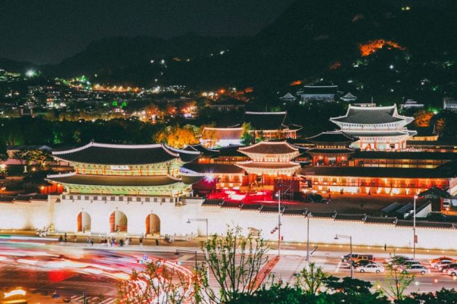 경복궁 야간 개장 에 관한 그림