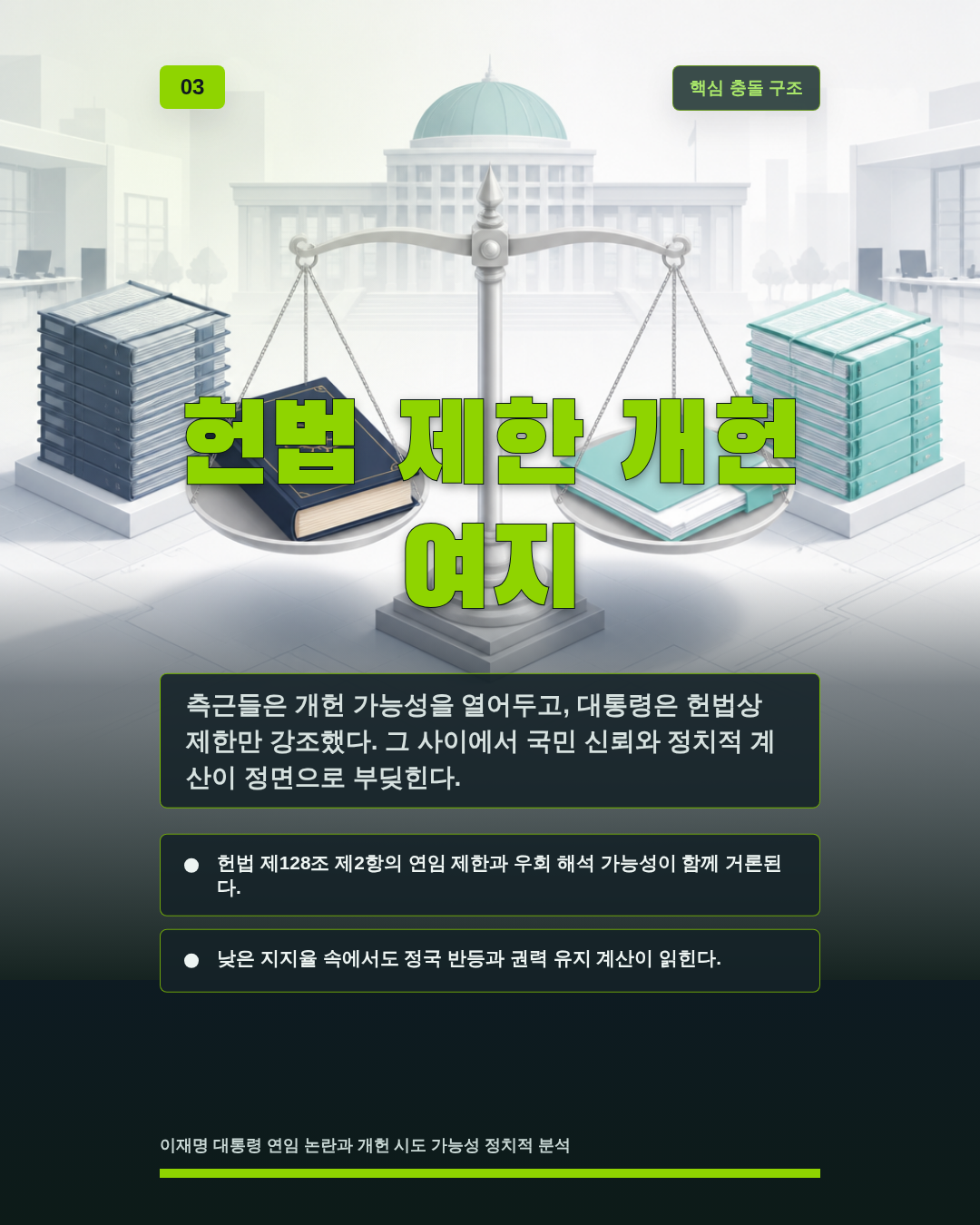 헌법 제한 개헌 여지