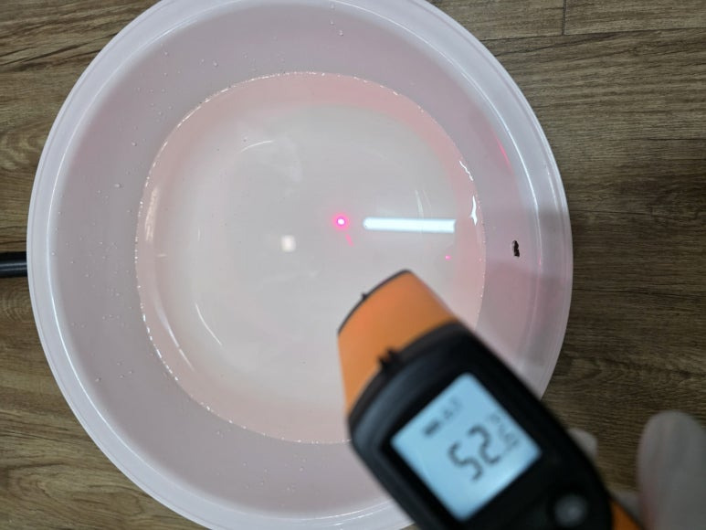 산소계 표백의 최적 물온도