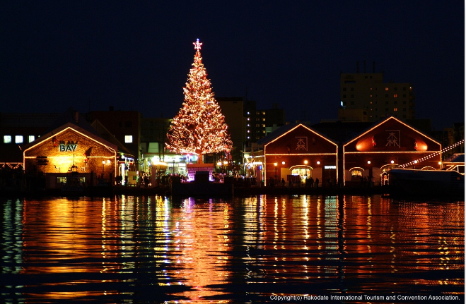 하코다테-야경과-크리스마스-판타지