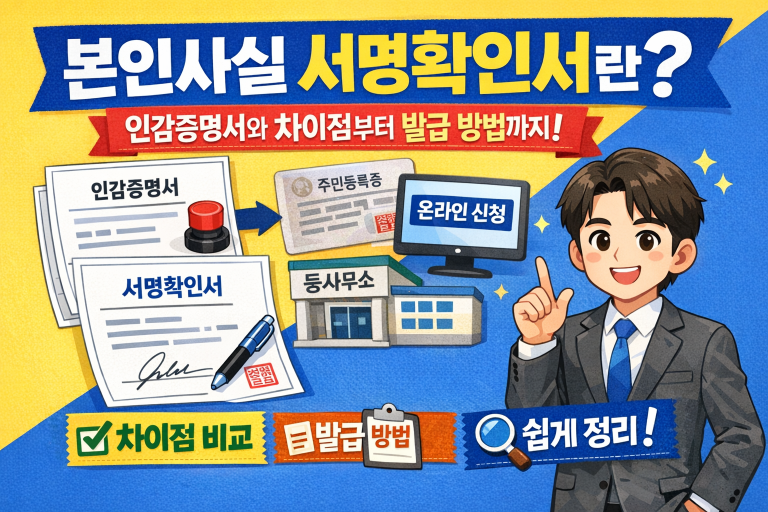 본인사실 서명확인서