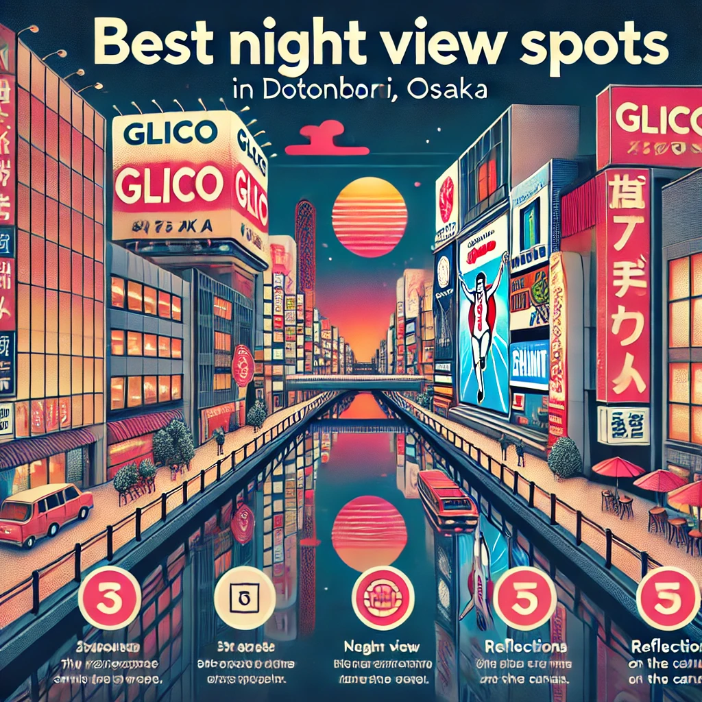 도톤보리에서 꼭 봐야 할 야경 명소