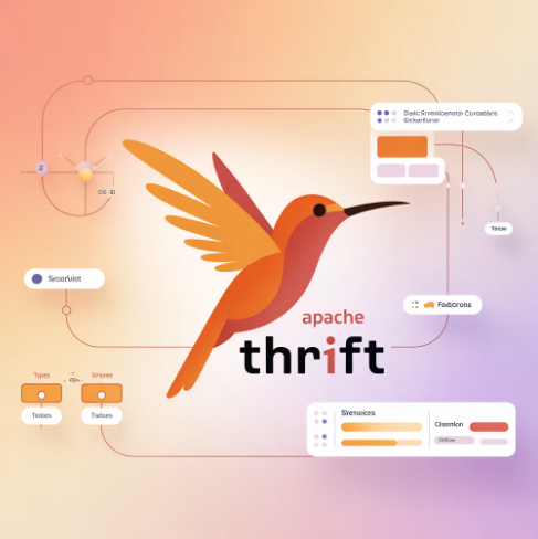 Apache Thrift 아키텍처 예시 이미지