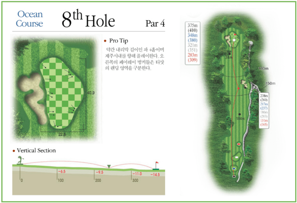 한라산 컨트리클럽 오션코스 8