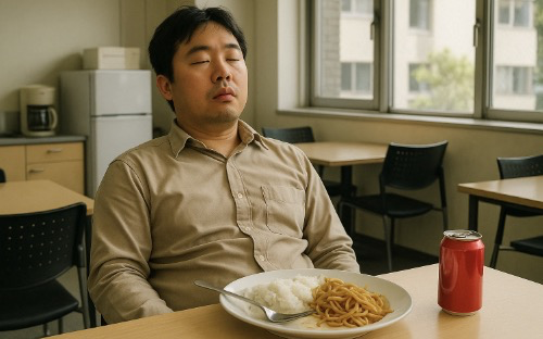 인슐린 폭발 졸음 야기