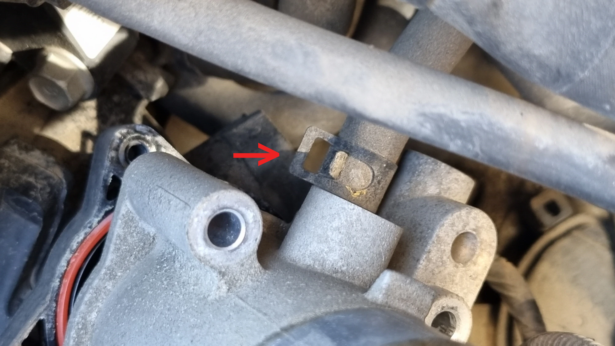 고무 배관 연결 위치