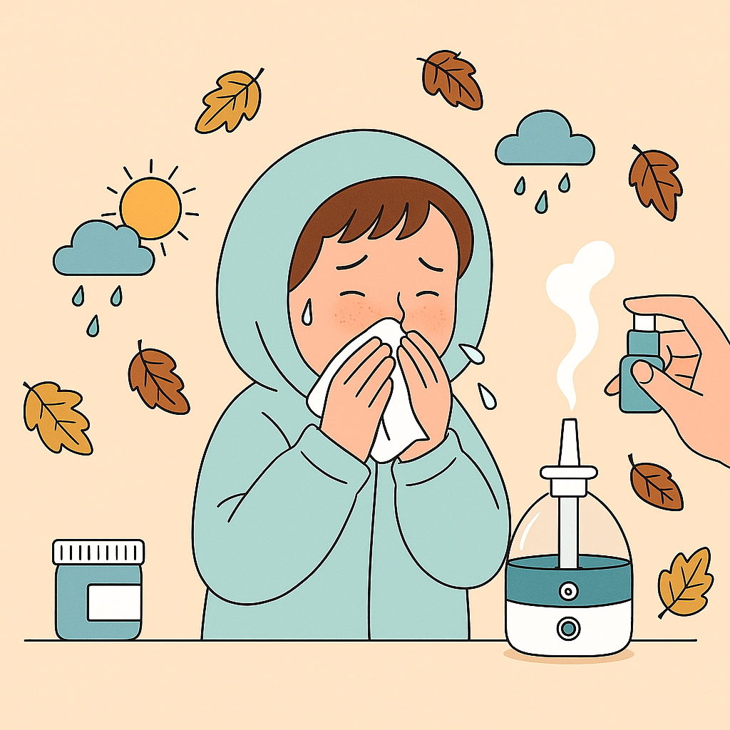 어린이 환절기 비염 예방 방법