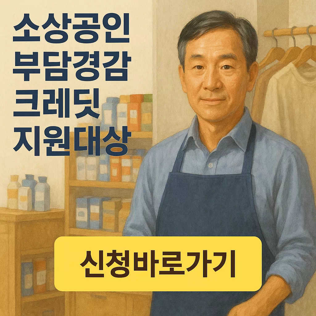 소상공인 부담경감 크레딧 지원대상