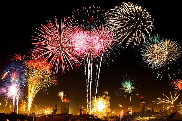 부산 불꽃 축제 사진