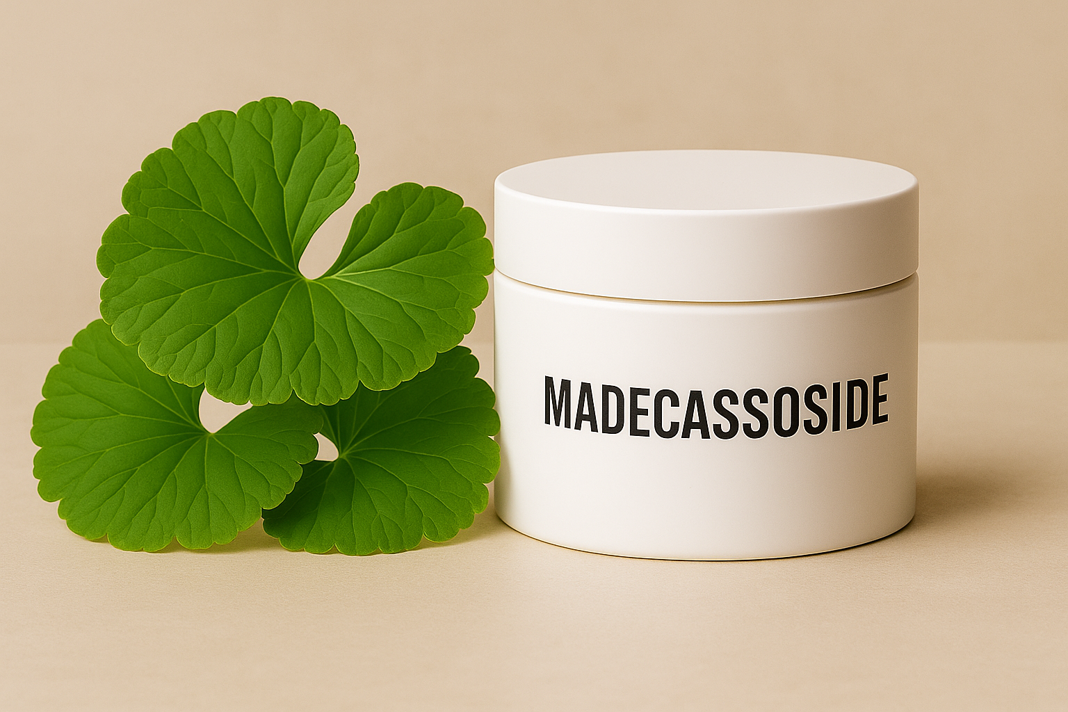 병풀과 마데카소사이드 이미지