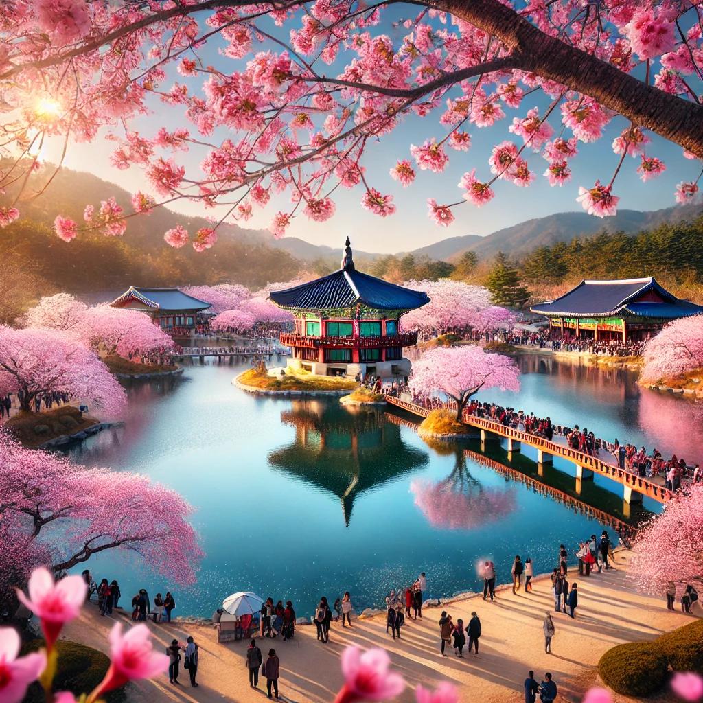 경주 보문단지 벚꽃 축제