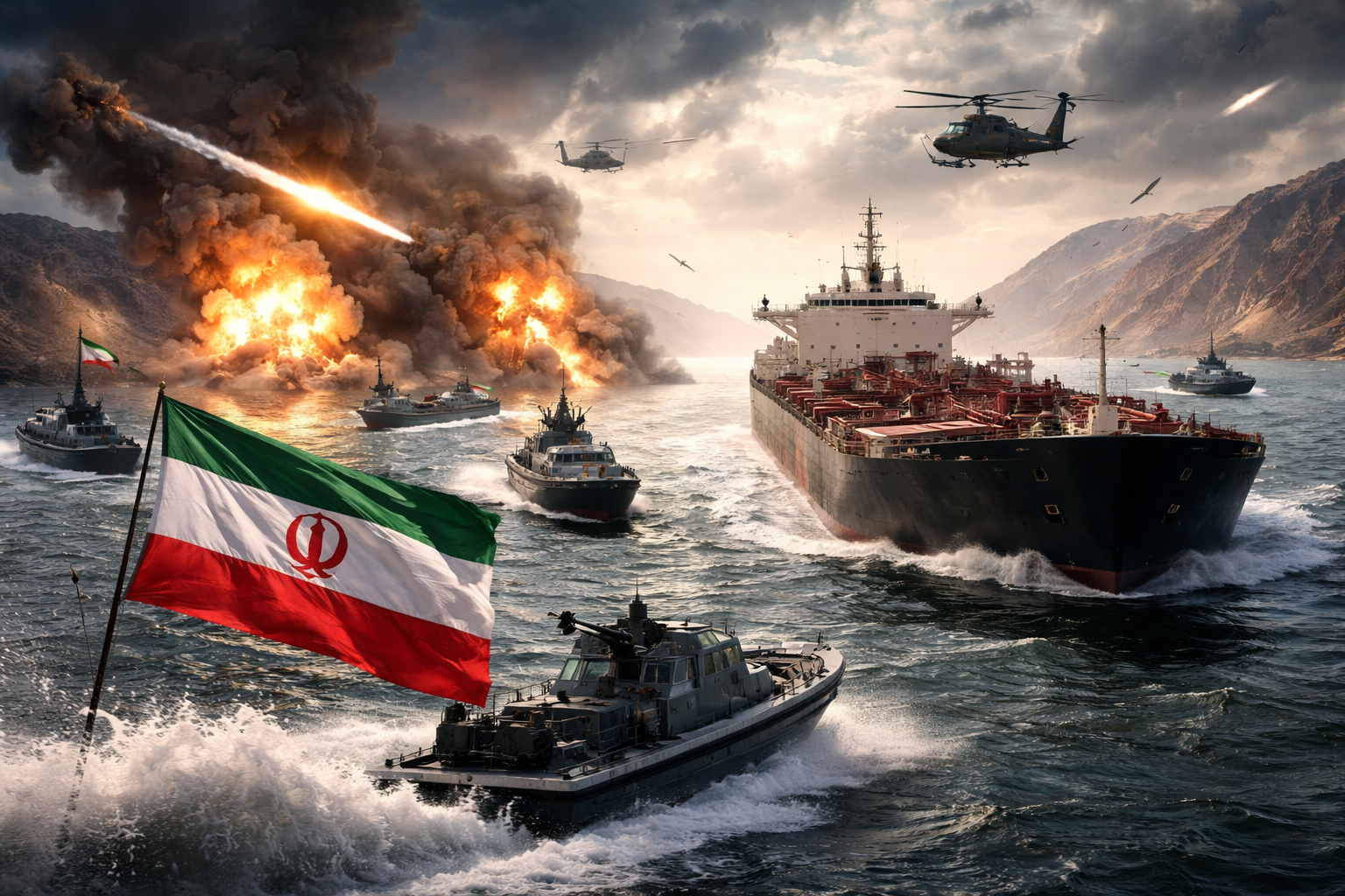 호르무즈 해협 봉쇄 현실화? 이란 선박 차단 이유와 국제 유가 영향 총정리 관련 사진