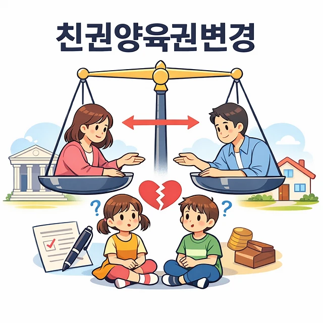 친권양육권변경