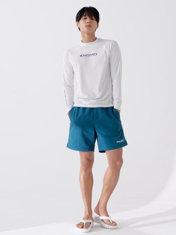 디스커버리반바지 AQS 베이직 풀밴드형 남성 보드숏 DMSBA1033-TQS