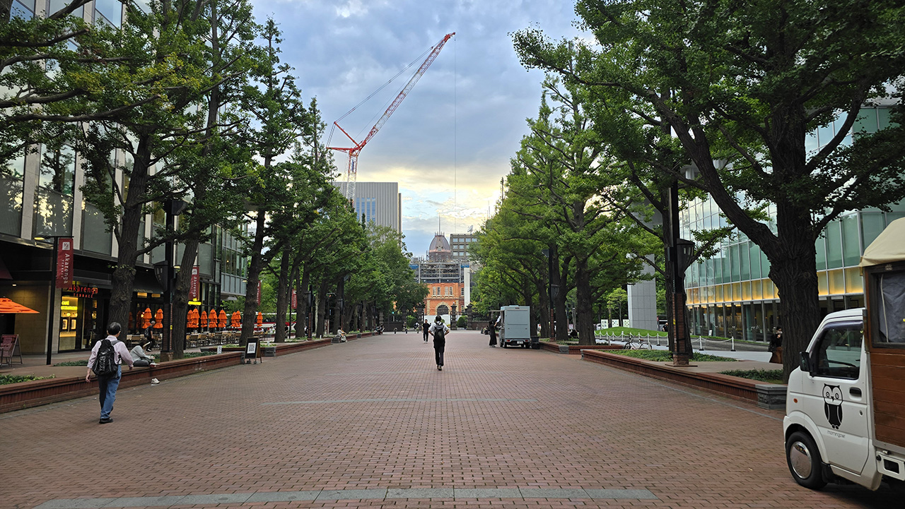 홋카이도청이 보인다