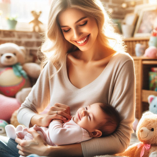 출산후-아기엄마모습