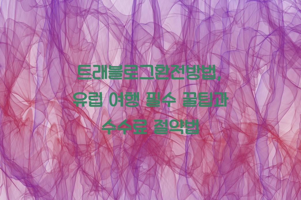 트래블로그환전방법