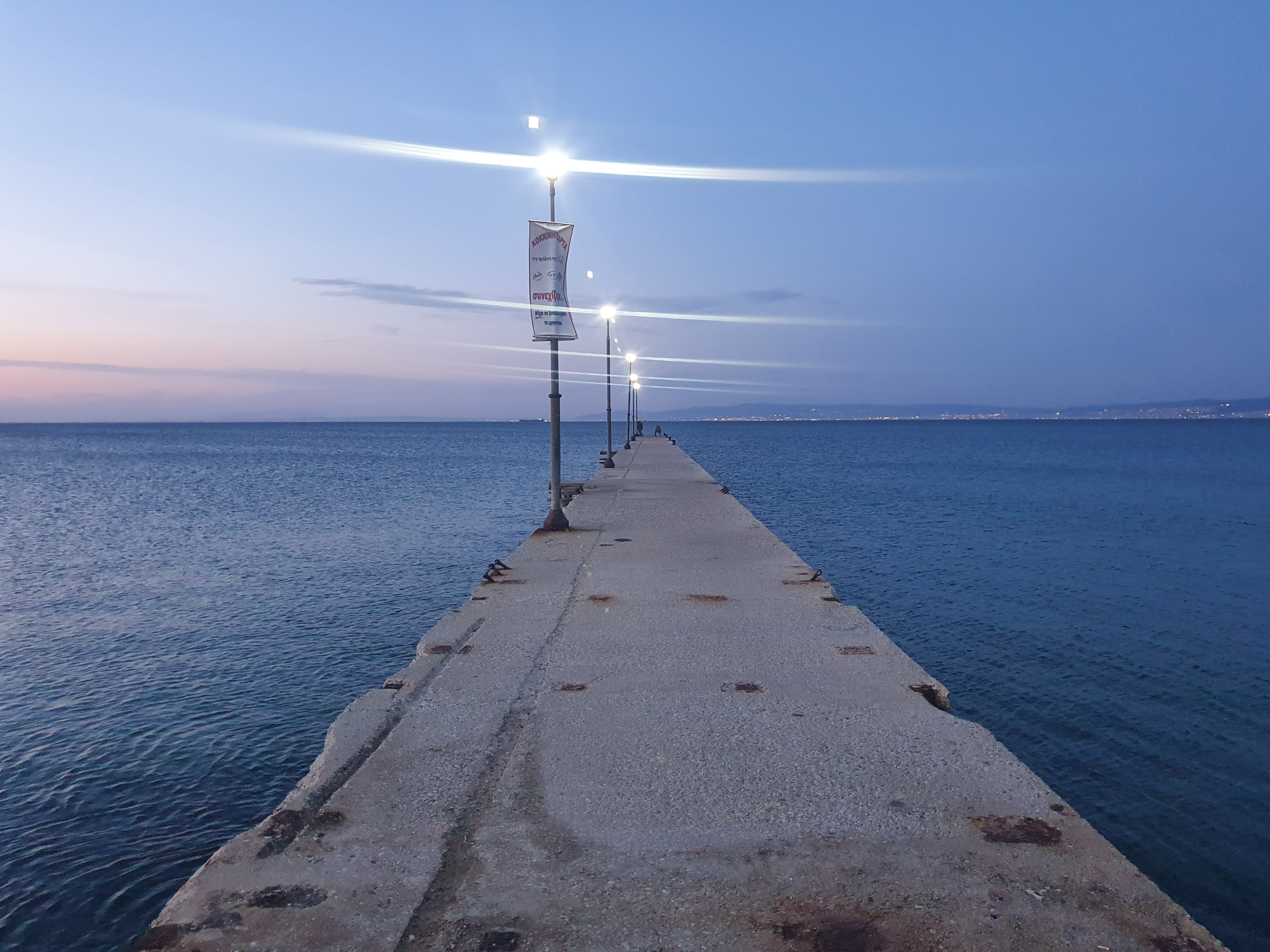 그리스 아기아 트리아다 방파제