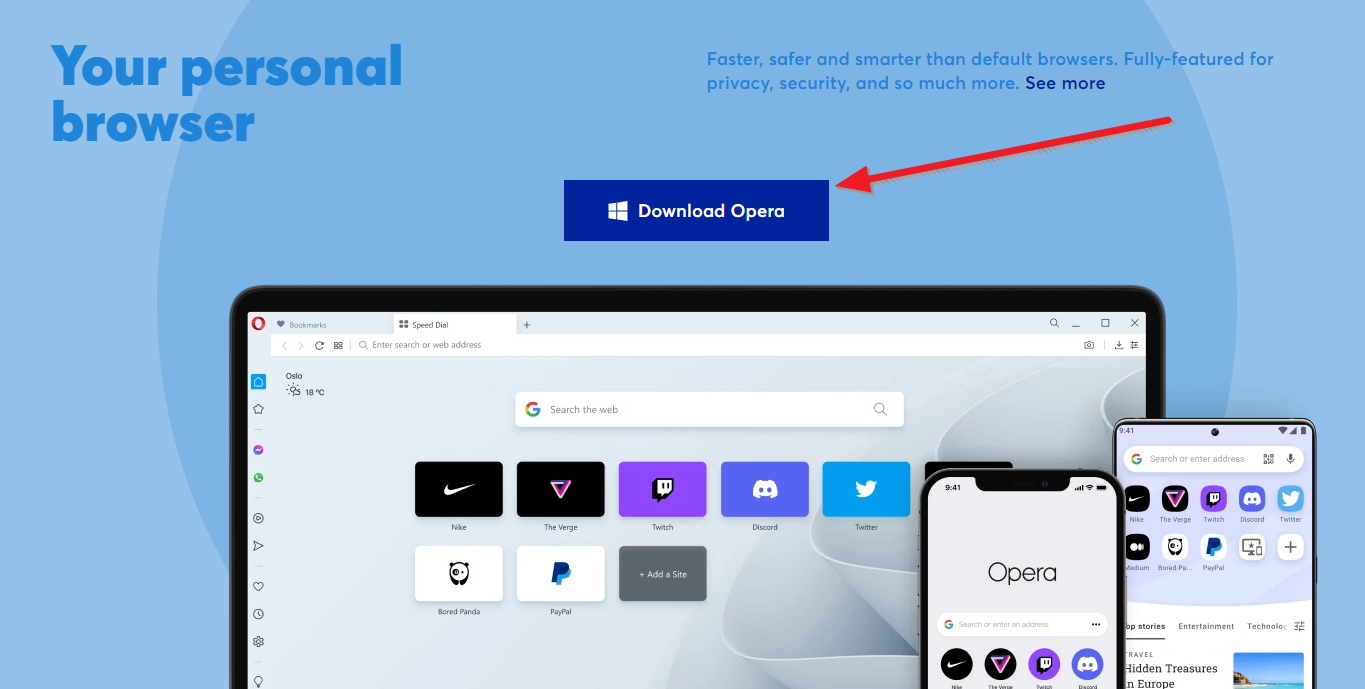 오페라-홈페이지