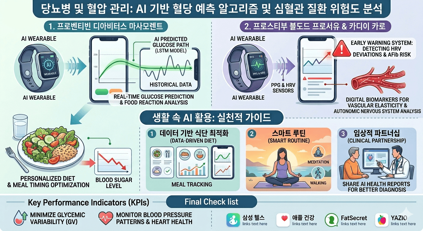 AI 기반으로 당뇨병, 혈압, 혈당 관리