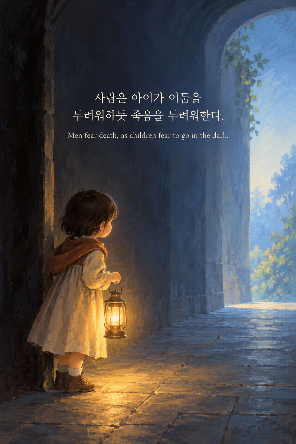 프랜시스 베이컨 명언 3 — 사람은 아이가 어둠을 두려워하듯 죽음을 두려워한다.
