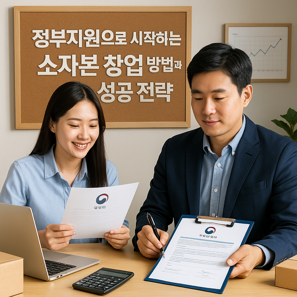 정부지원으로 시작하는 소자본 창업 방법과 성공 전략