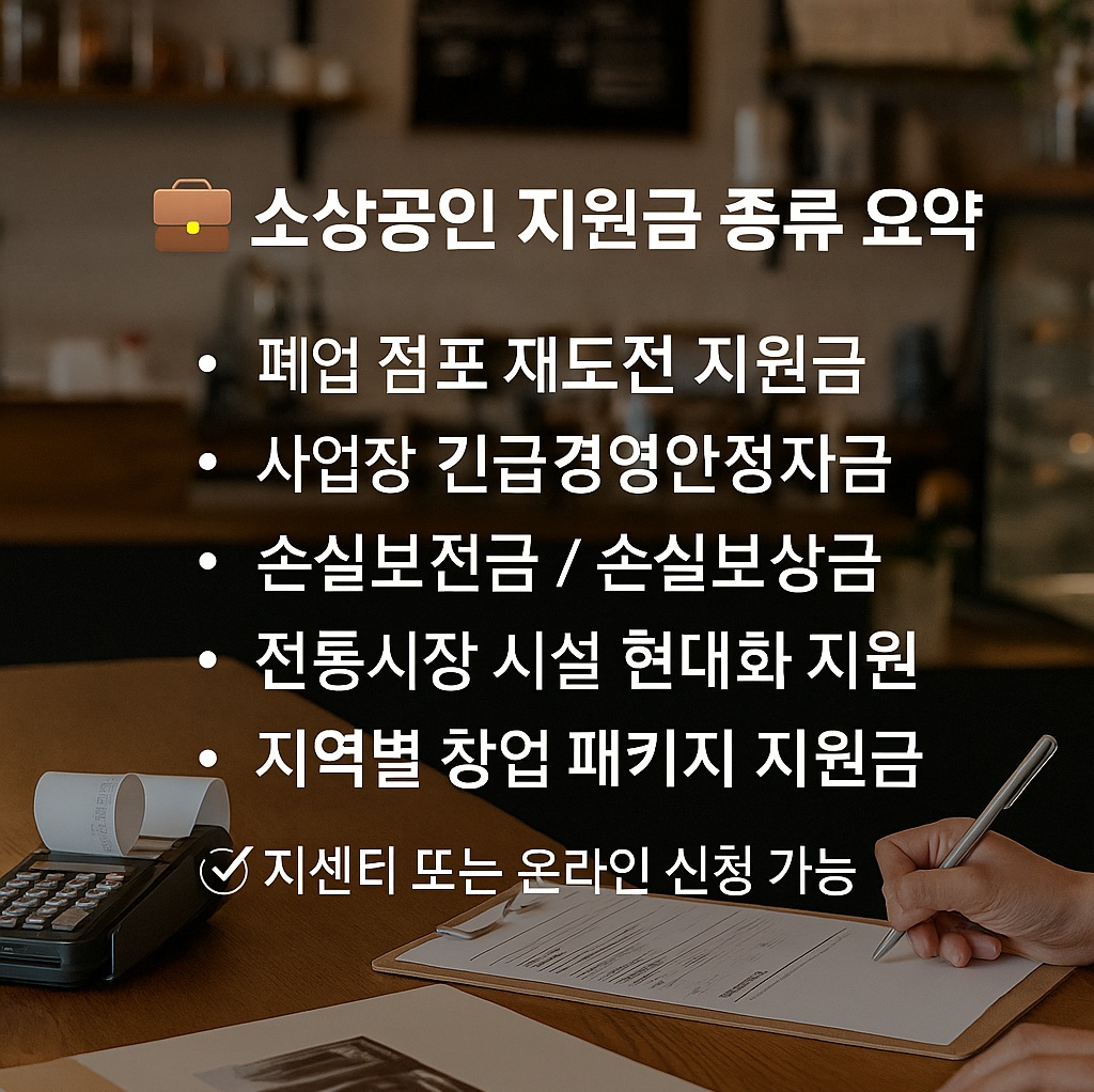 2025년 정부지원금(청년, 소상공인, 개인 및 가정 대상)의 핵심 정보를 정리
