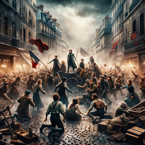 레미제라블 혁명 사진