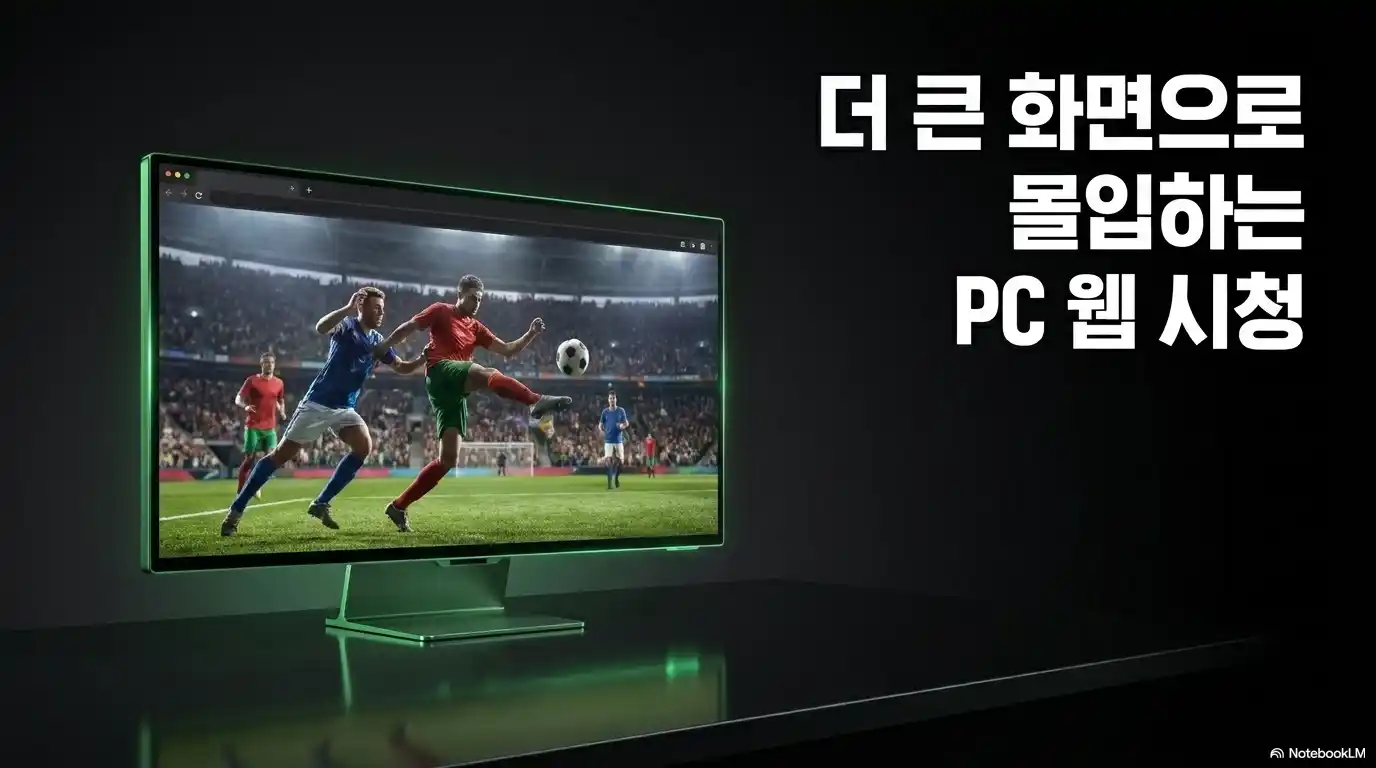 치지직 PC 웹 2026 월드컵 풀영상 다시보기 대화면 시청 방법
