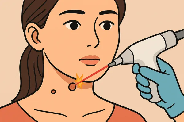 쥐젖 제거 레이저 시술 과정과 회복11