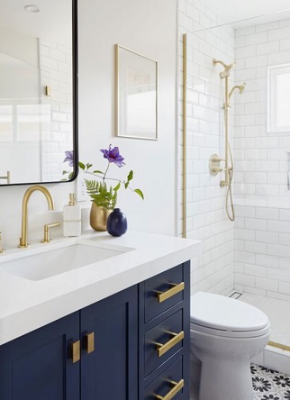 화장실리모델링-블루화이트