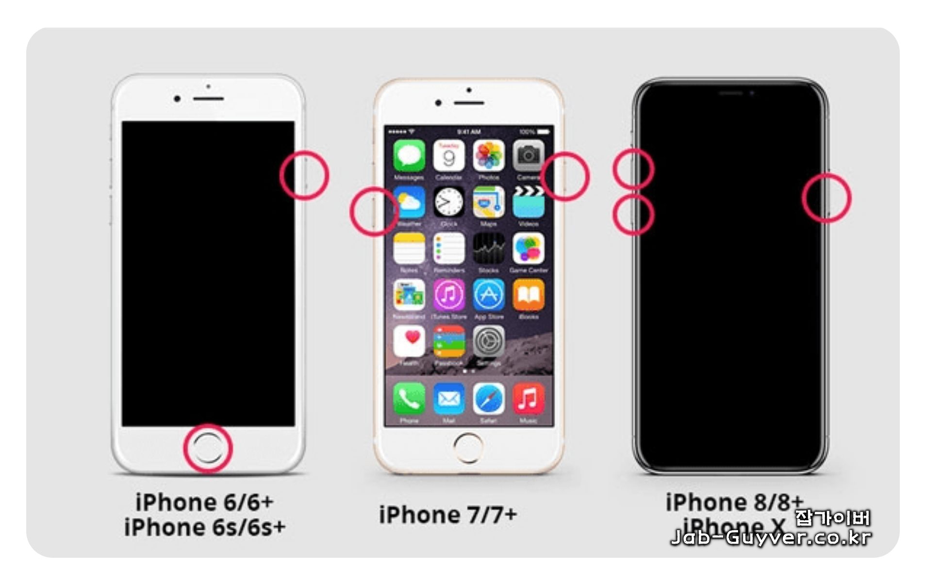 아이폰 13 미니&middot;13 프로 DFU 모드 진입 버튼 조합(볼륨 업/다운, 측면 버튼)