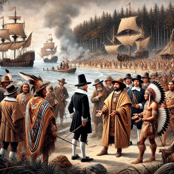 영국 정착민들과 원주민간의 갈등