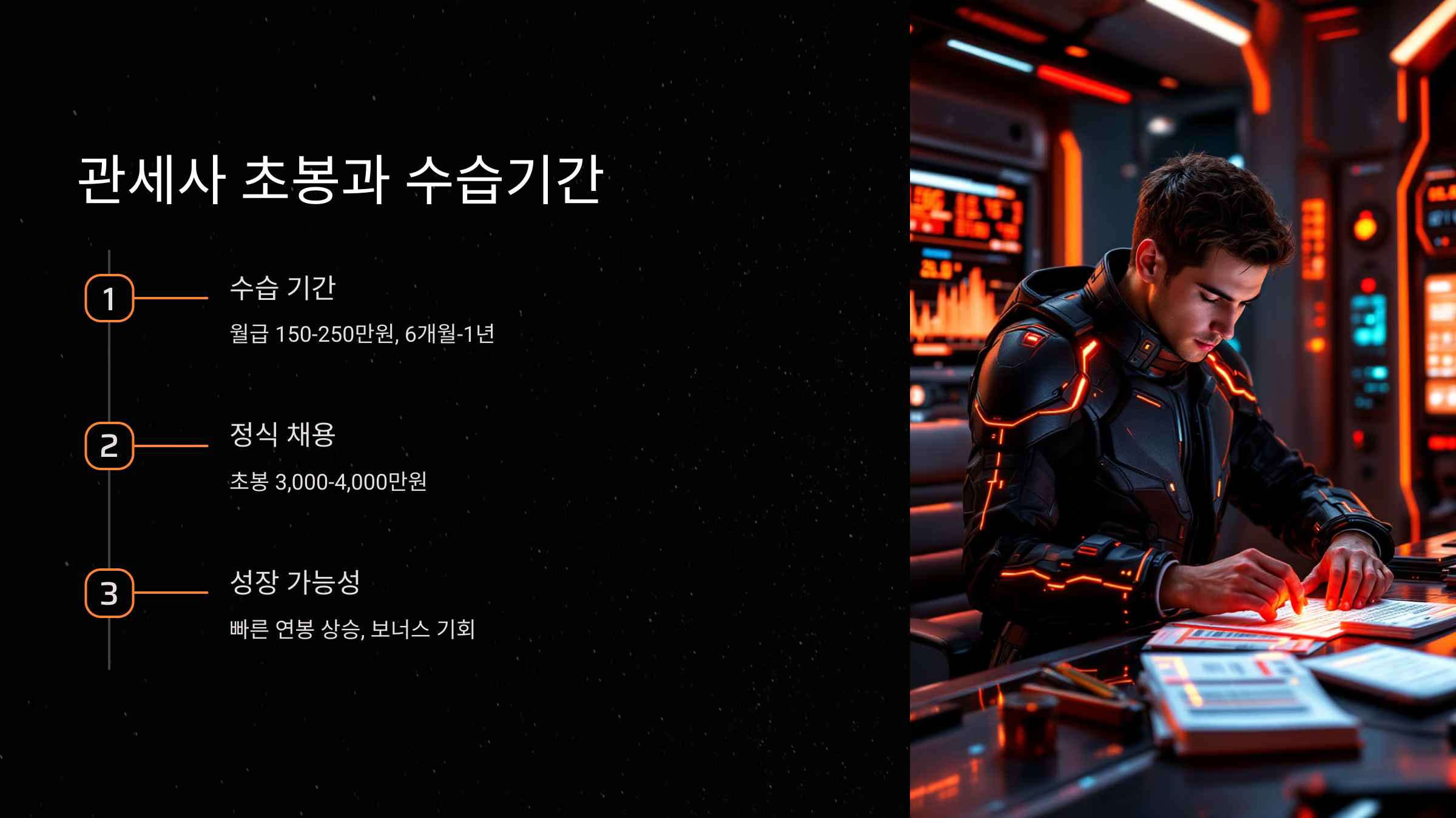 관세사 초봉과 수습기간