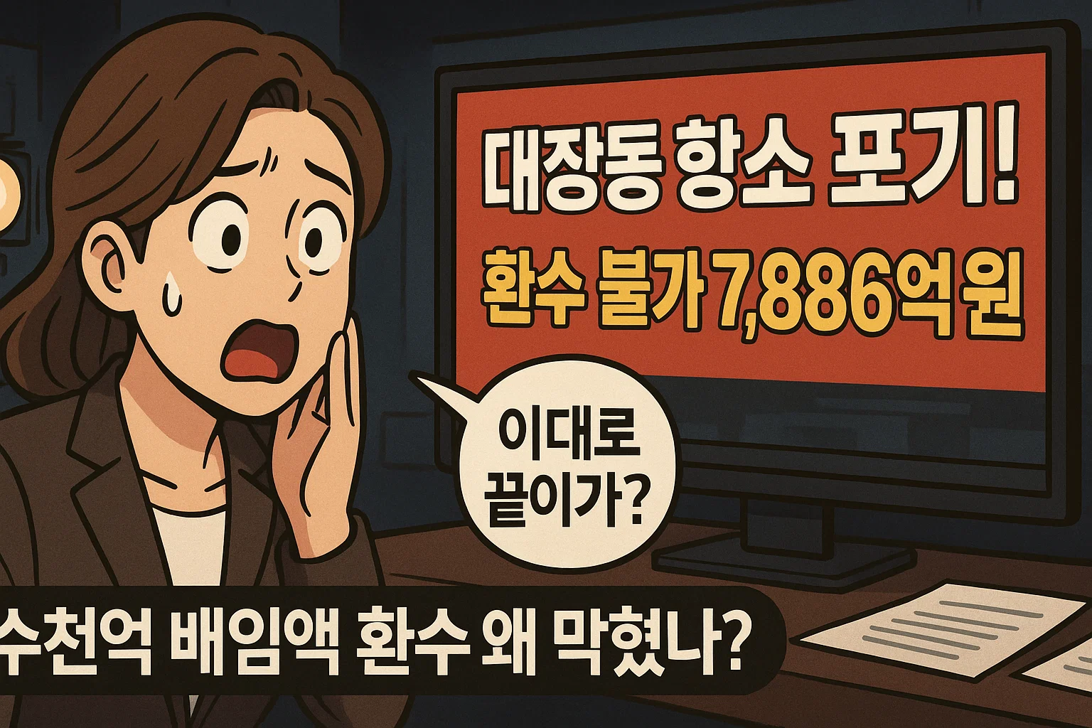 대장동 항소 포기&hellip;수천억 배임액 환수도 왜 막혔을까?