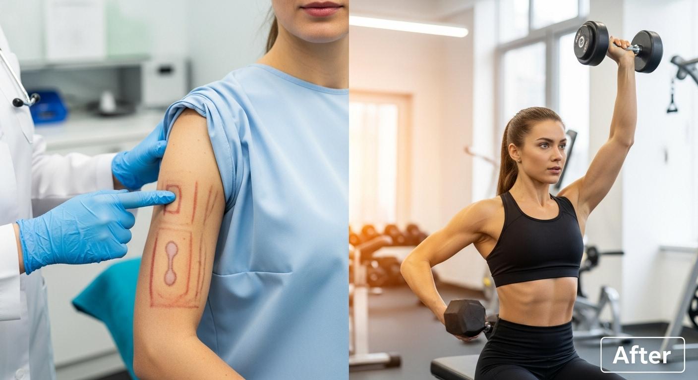 팔뚝살 지방흡입 후 운동