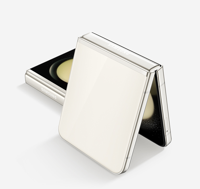 갤럭시-Z-플립5-크림